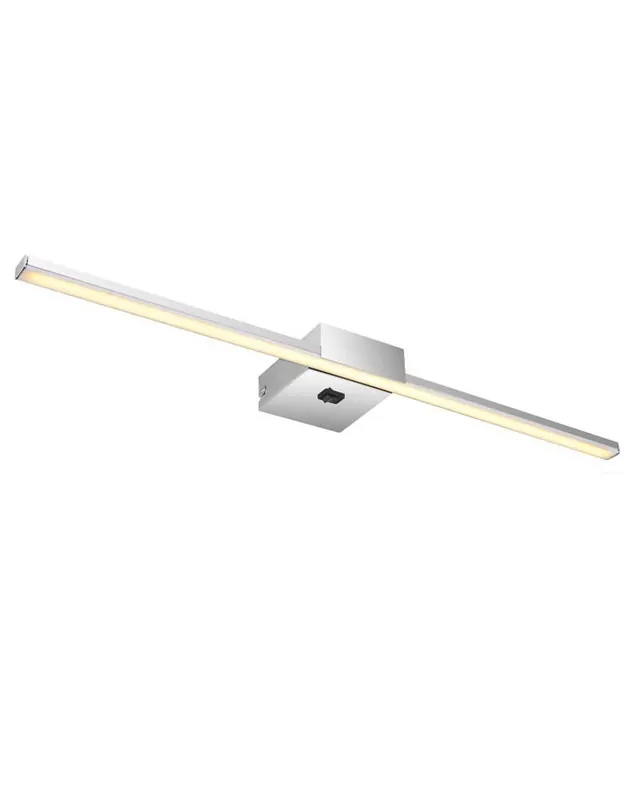 Aplique baño 61,6cm metal y aluminio acabado cromo LED 12W 4000K Nuevo Modelo