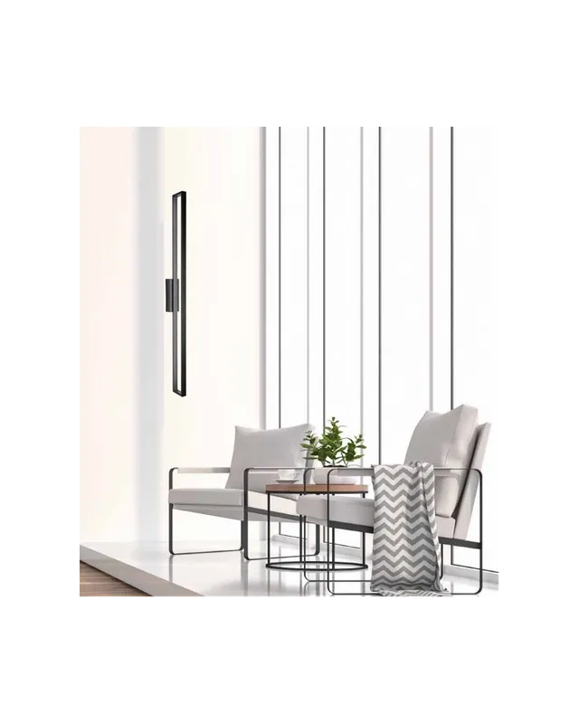Aplique de pared LED de 99,5cm de alto de aluminio 30W 3000K Promoción Exclusiva