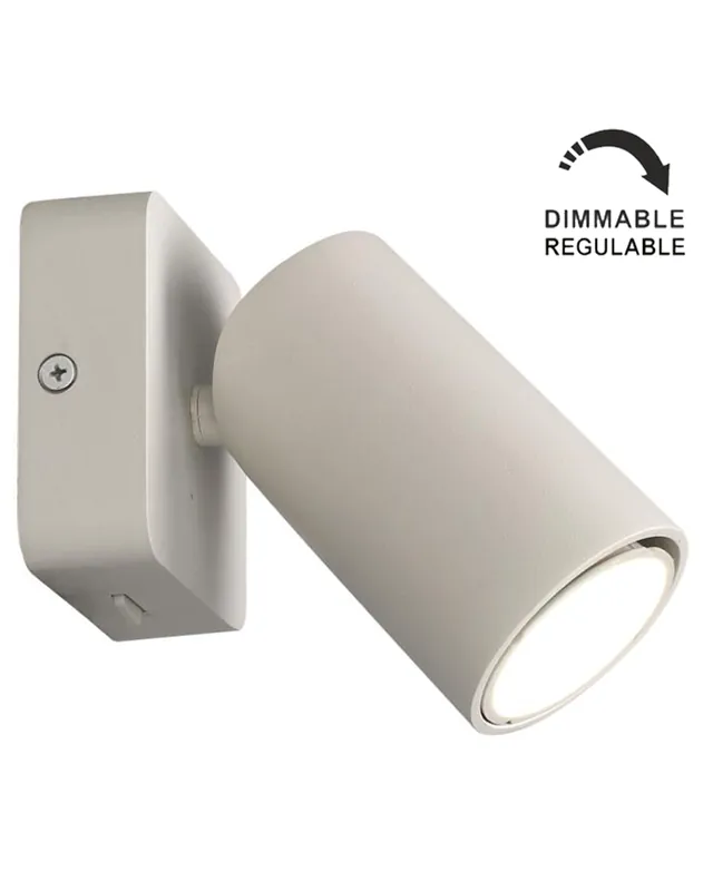 Aplique de pared 80cm GU10 de aluminio con interruptor Regulable De Moda