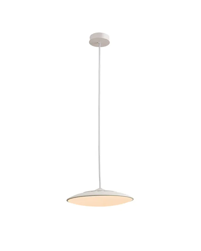 Bestseller Lámpara de techo colgante LED pantalla plana 25cm acabado blanco 16W