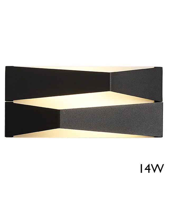 Aplique de pared LED 33cm de aluminio 14W 3000K Popular