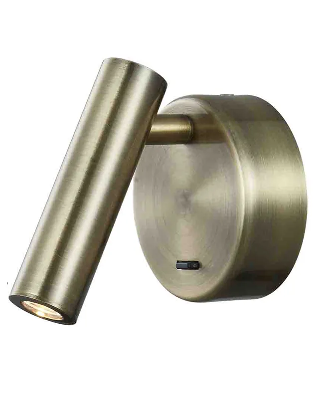 Aplique de pared LED 9cm de diámetro de aluminio 3W 3000K Exclusivo
