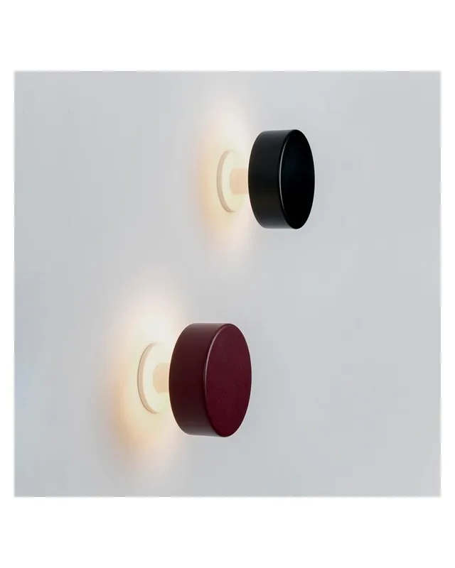 Aplique de diseño redondo 12cm acero y aluminio regulable LED 9,6W 2700K 893Lm Envío Inmediato