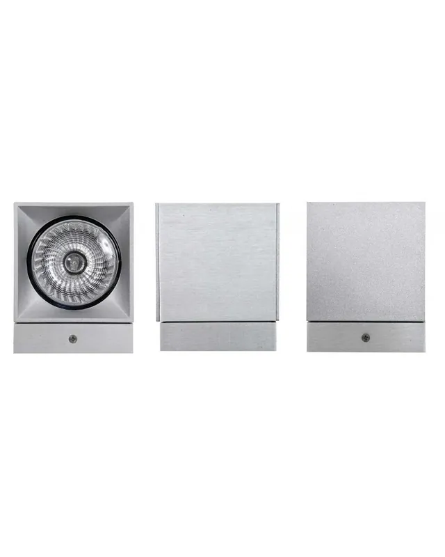 Aplique luz inferior/superior  8cm cubo aluminio 1xGU10 regulable Certificado