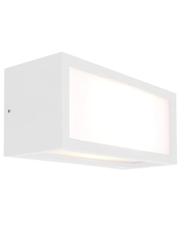 Aplique de exterior 11cm E27 20W de aluminio y policarbonato IP65 Oferta De Temporada