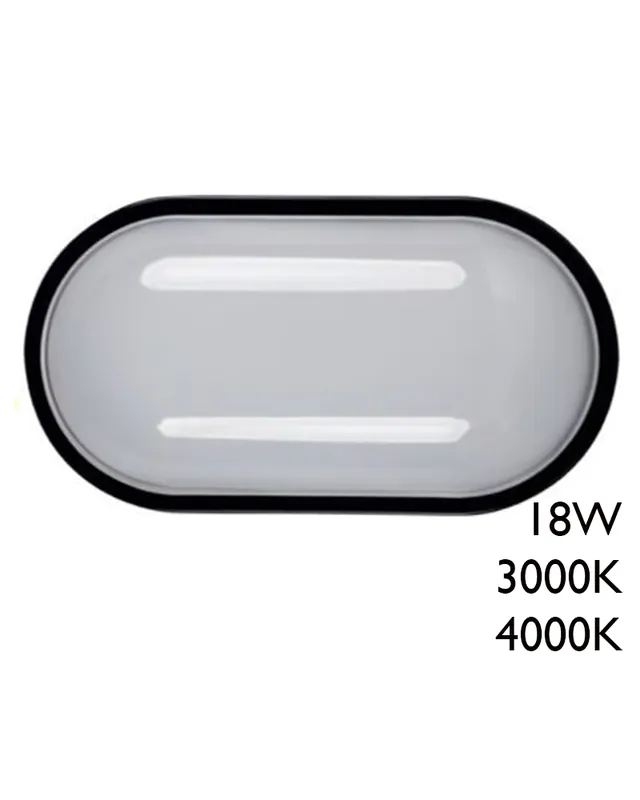 Aplique para exteriores blanco LED 18W IP65 alta luminosidad Certificado