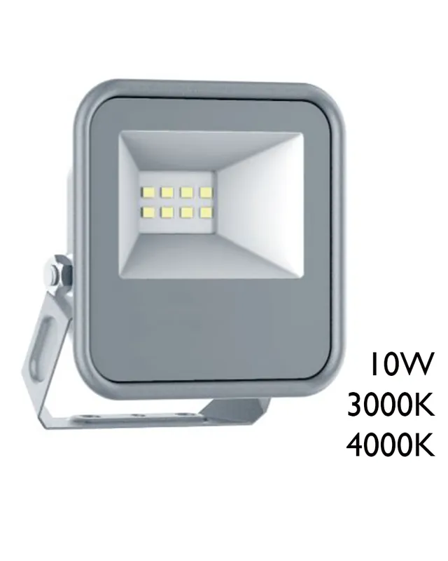 Proyector de exteriores 10W IP65 Gris Más Vendido