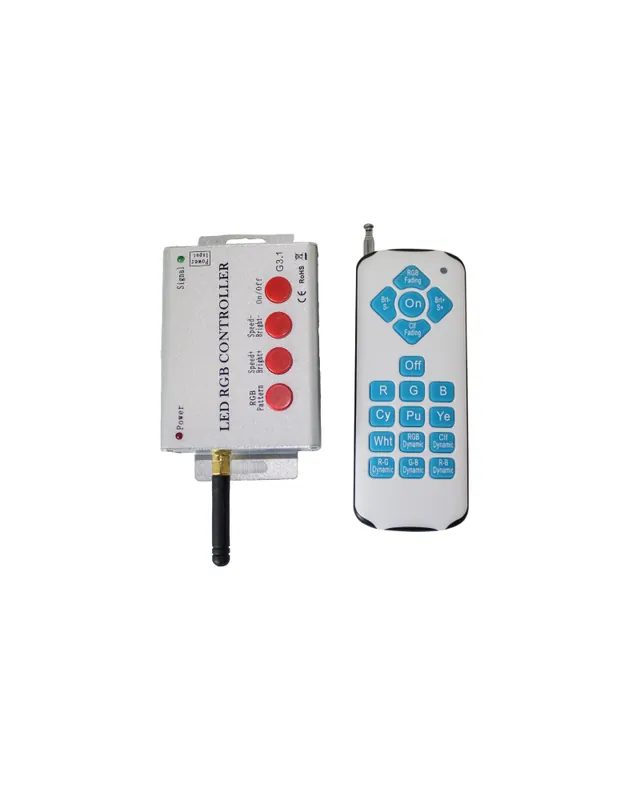 Promoción Controlador RGB con mando, máximo 20 luminarias para Referencia 200-0050
