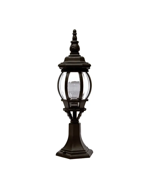 Sobremuro IP44E27 68cm con difusor de policarbonato biselado UV resistente remate flor Solo Hoy