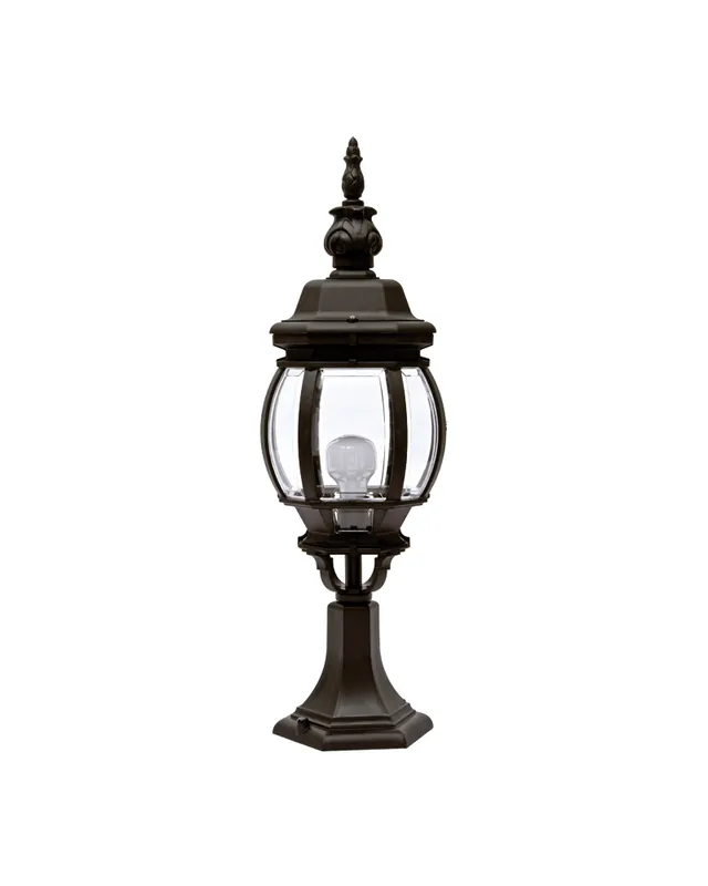 Tendencia Sobremuro IP44E27 60cm con difusor de policarbonato biselado UV resistente remate flor