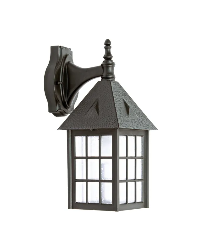 Aplique de exteriores estilo clásico IP44 E27 alto 45cms, con cabezal hacia abajo Rebajas
