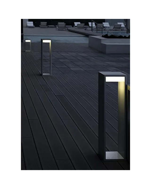 Baliza para exterior Frame M de 70 cm de aluminio LED 16,6W 2700K Oferta Especial