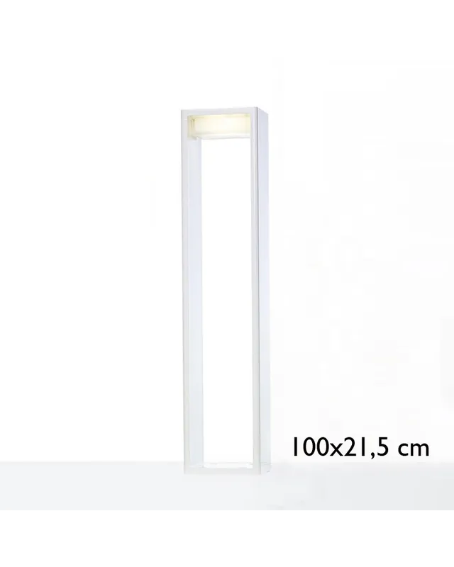Baliza para exterior Frame L de 100 cm de aluminio LED 16,6W 2700K Edición Limitada
