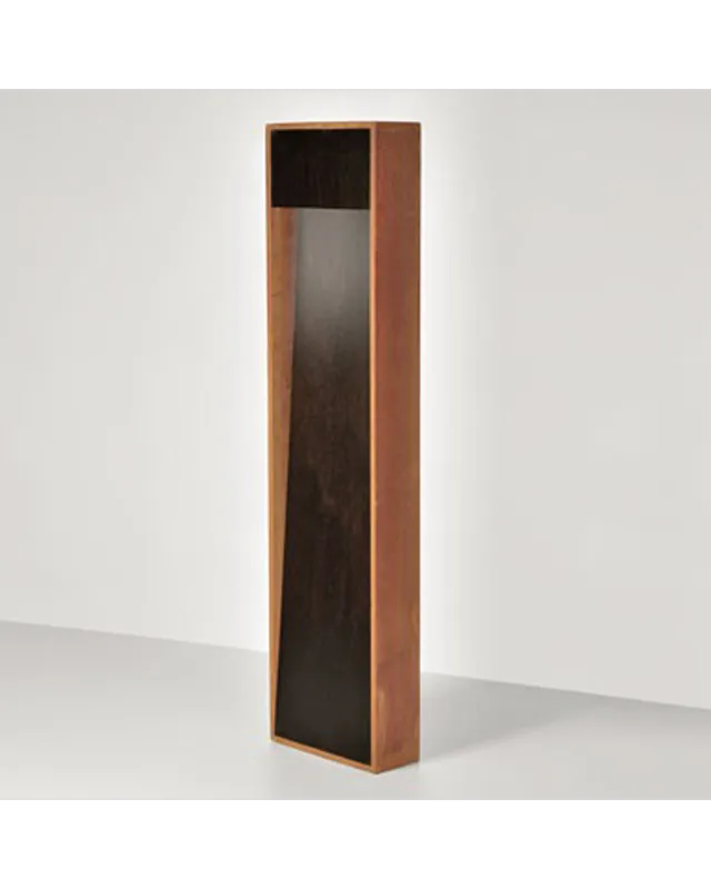 Baliza para exterior Zen 50 cm de altura acabado en corten y madera LED 4,5W 3000K IP55 Favorito De Clientes