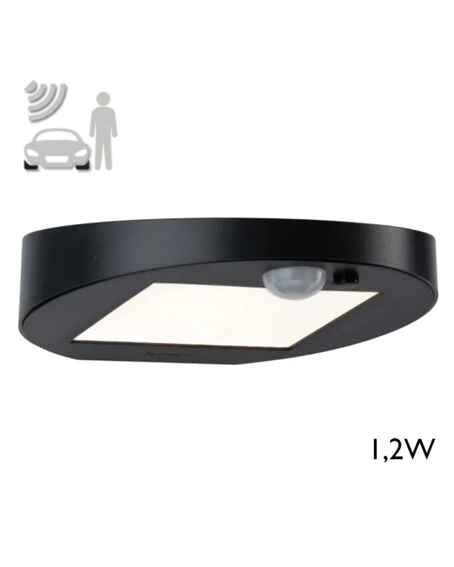 Aplique solar LED 1,2W IP44 3000K con sensor de movimiento Oferta Limitada