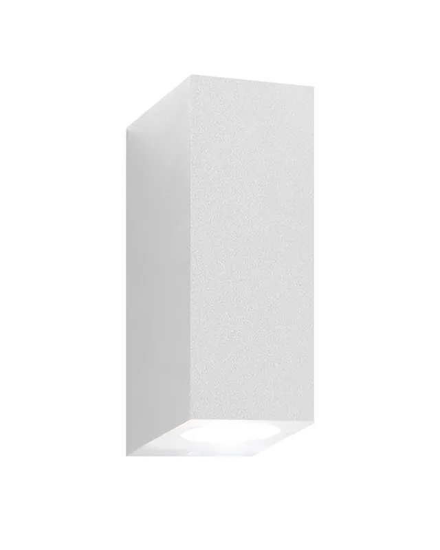 Últimas Unidades Aplique de exterior de aluminio y cristal 2xGU10 IP54