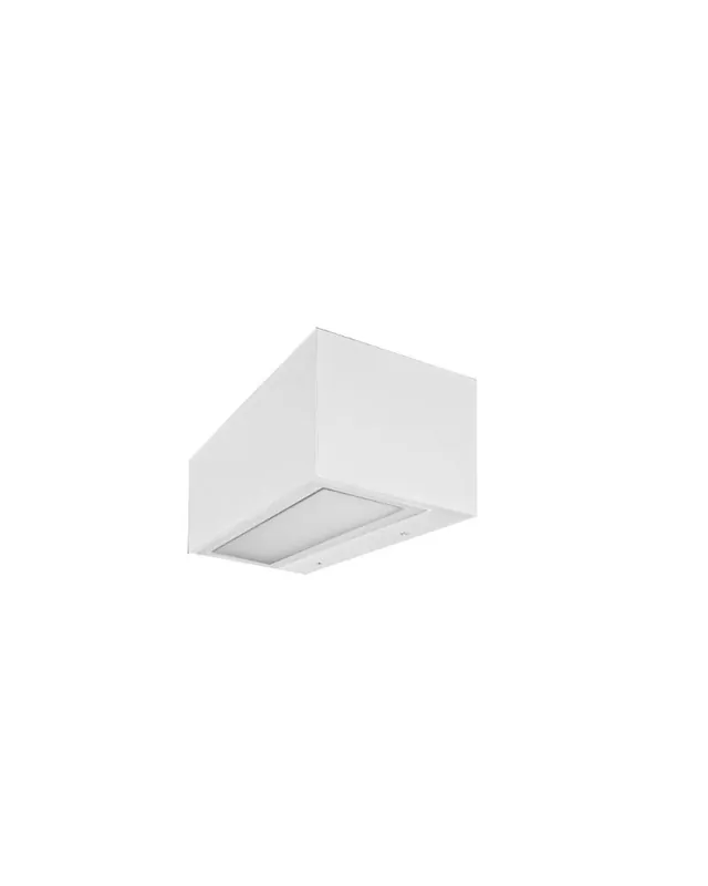 Aplique rectangular LED 15W muy luminoso IP65 acabado blanco Edición Limitada