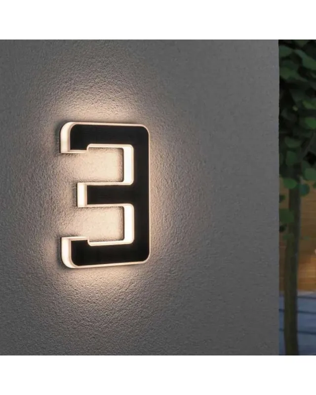 Última Versión Número 3 para fachada de casa solar LED 3000K 6Lm IP44