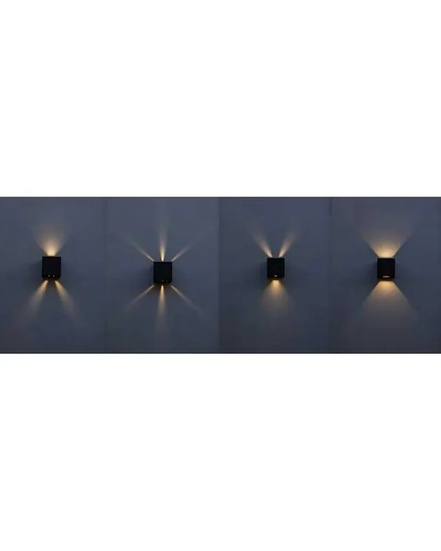 Aplique pared de exterior 11cm de aluminio LED 10W 3000K IP54 Ordena Ya
