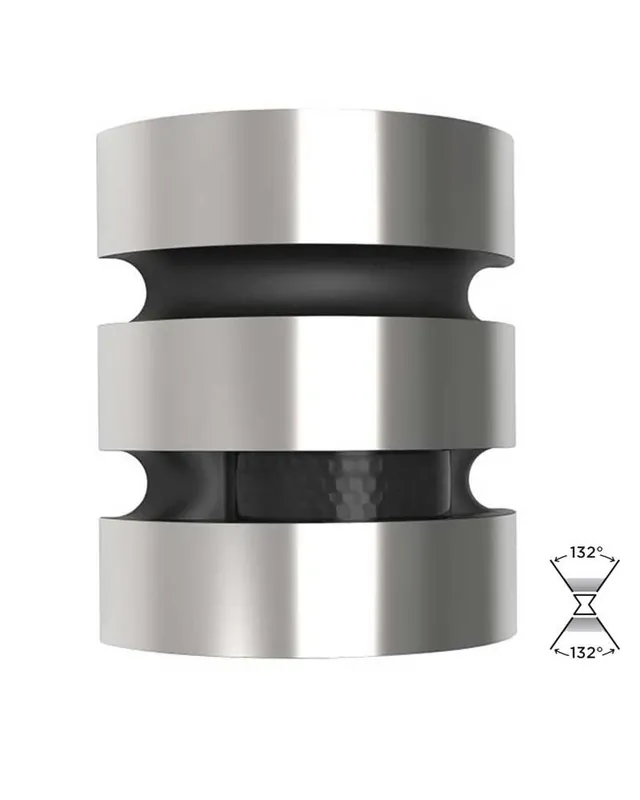 Promoción Aplique pared de exterior 17,5cm de acero inoxidable LED 18,5W 3000K IP44 sensor movimiento