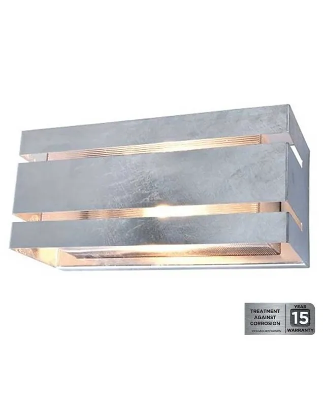 Aplique pared de exterior 25cm de metal E27 IP54 Solo Hoy