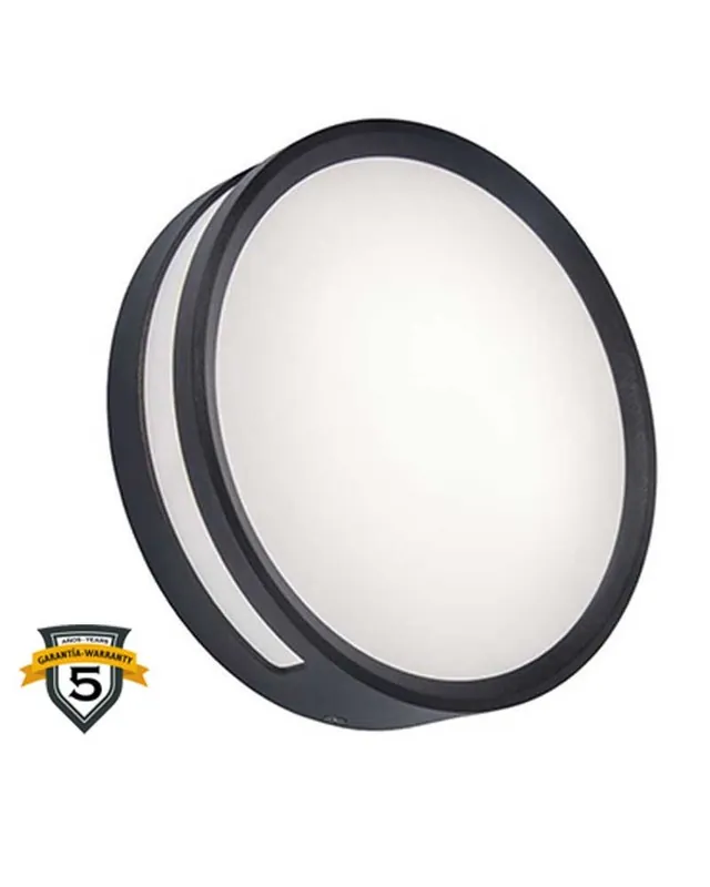 Aplique pared y techo de exterior 18,3cm de aluminio LED 13W 3000K IP54 Auténtico