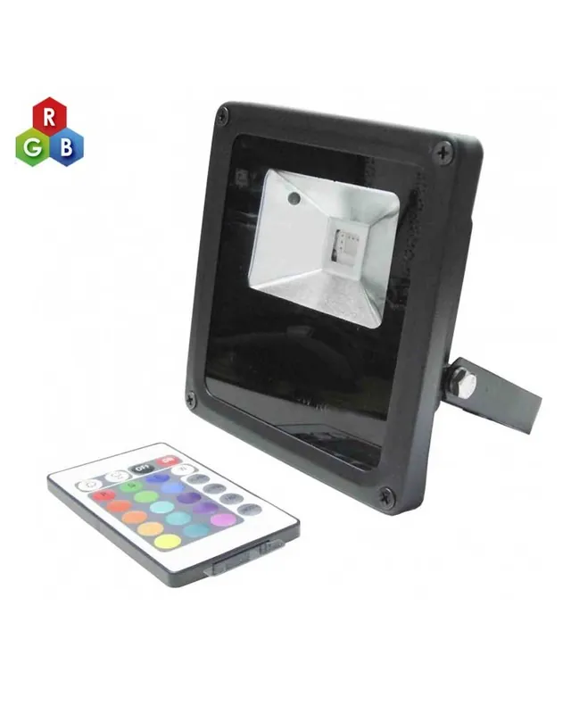 Proyector de exteriores LED 10W RGB IP65 con mando a distancia Pedido Al Por Mayor