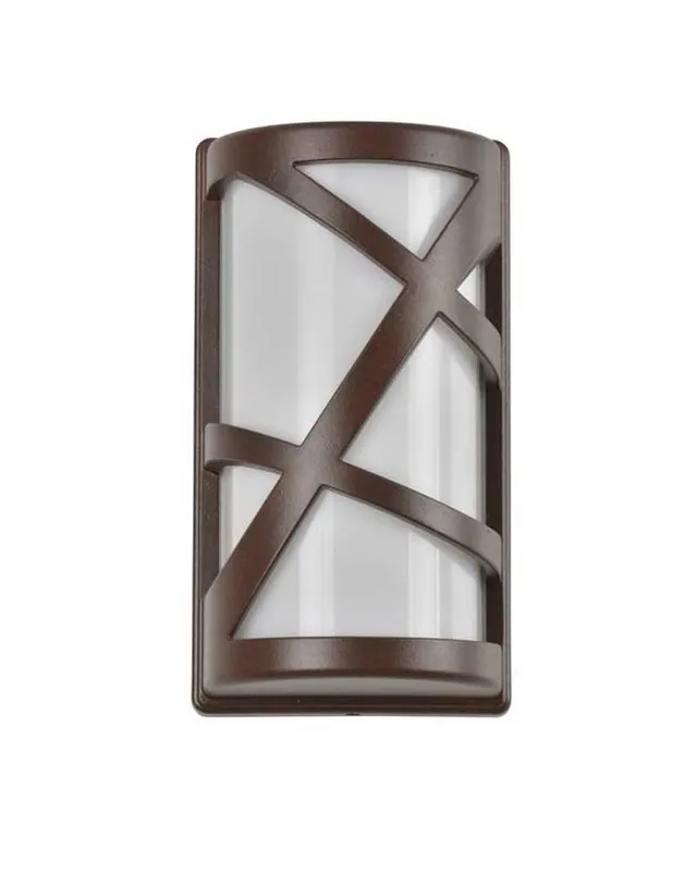 Aplique de pared 27cm de aluminio acabado óxido E27 IP44 Compra Ahora