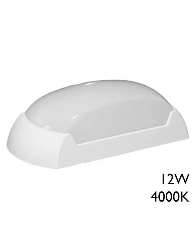 Aplique pared de exterior 24,5cm LED 12W 4000K IP65 Mayoreo