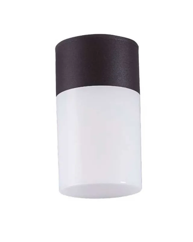 Aplique pared de exterior 14cm de alto de aluminio acabado negro E27 IP54 A Buen Precio
