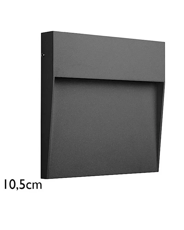 Rebajas Bañador pared 10,5cm de aluminio y policarbonato LED 3W IP54 apto para exteriores