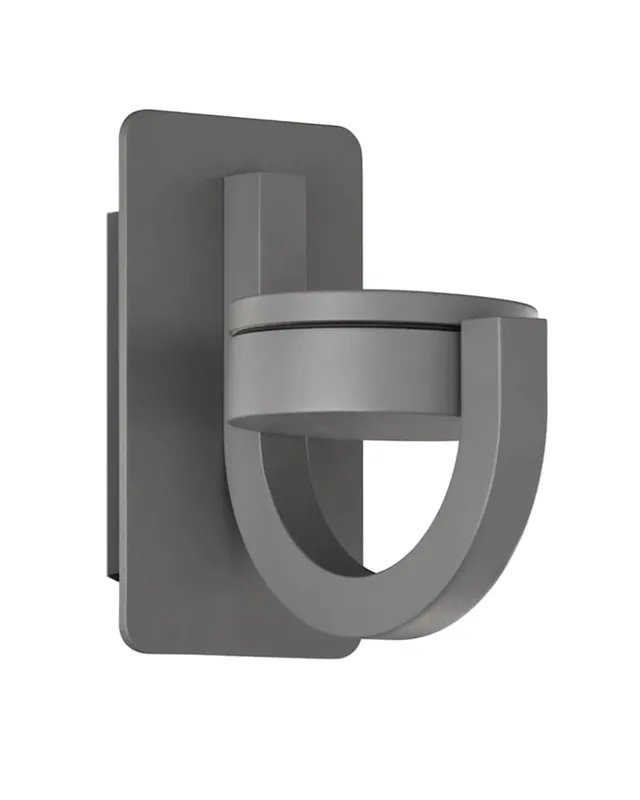 Aplique de exterior 18cm GX5.3 9W de aluminio y orientable en distintas direcciones IP54 Oferta Flash