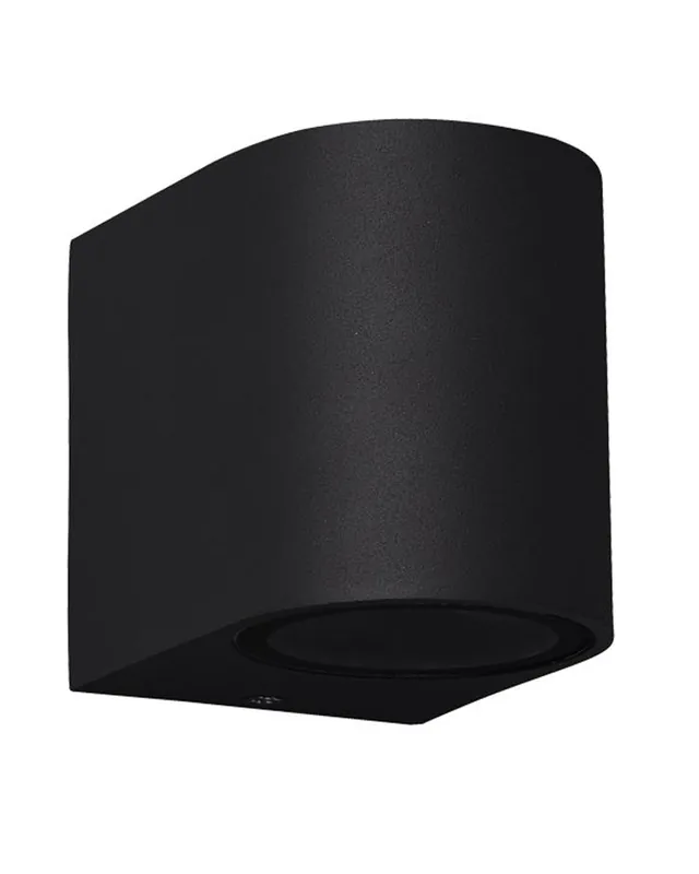 Aplique de exterior 8cm GU10 de aluminio y cristal IP54 Oferta Especial
