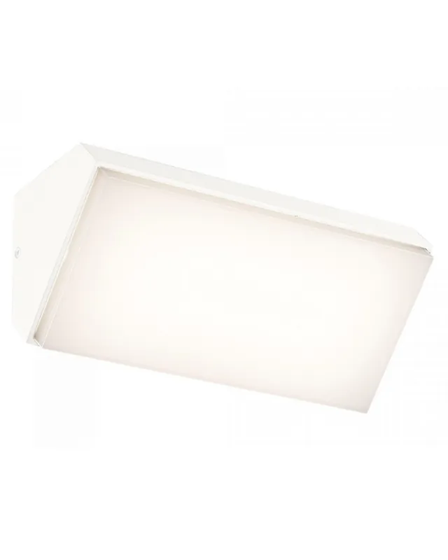 Aplique de exterior LED 18cm de ancho 9W de aluminio y policarbonato IP65 +50.000 horas Última Oportunidad