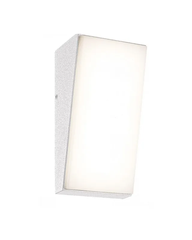 Aplique de exterior LED 17,6cm de altura 9W de aluminio y policarbonato IP65 Premium