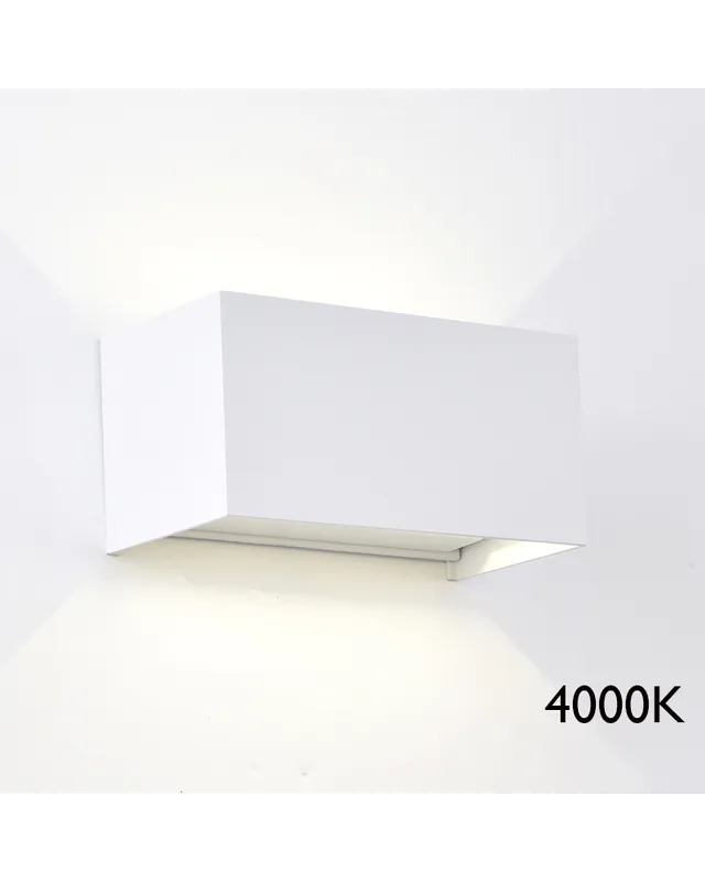 Aplique de exterior LED 20cm 4x6W 4000K de aluminio IP54 Barato