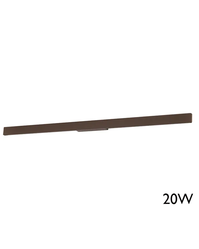 Aplique de exterior LED 124cm 20W 3000K de aluminio IP54 Precio De Fábrica