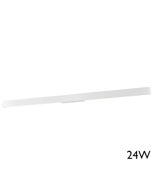 Aplique de exterior LED 144cm 24W 3000K de aluminio IP54 Garantía Incluida