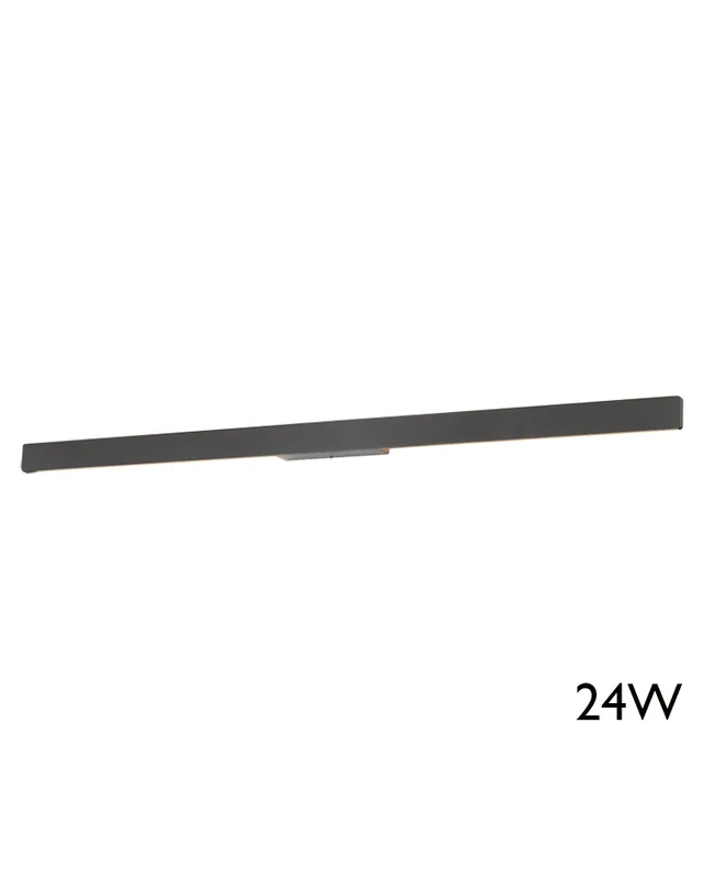 Aplique de exterior LED 144cm 24W 3000K de aluminio IP54 Alta Calidad