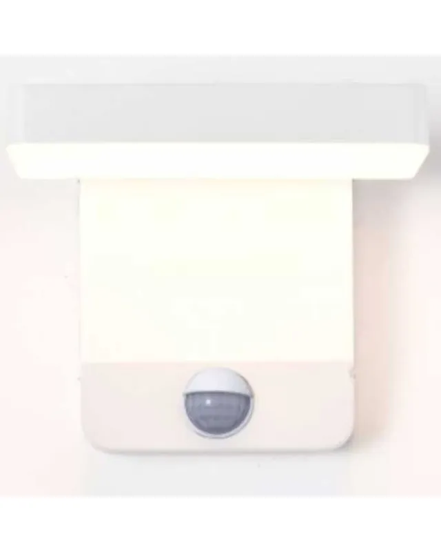 Aplique pared de exterior 17,8cm LED de aluminio 20W 3000K IP54 con sensor de movimiento Ocasión Especial