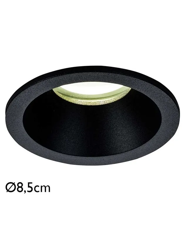 Tendencia Empotrable downlight GU10 aluminio redondo IP54