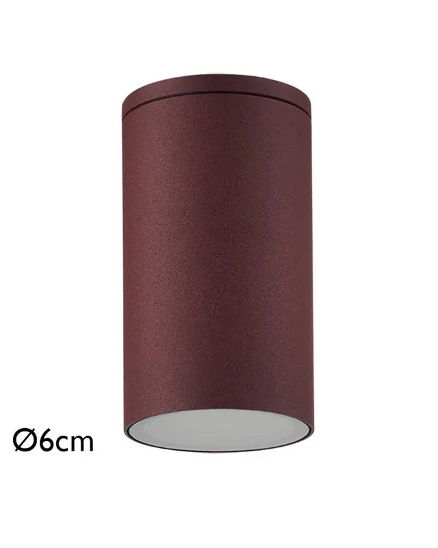 Aplique techo de exterior 6cm de diámetro de aluminio G10 IP54 Popular