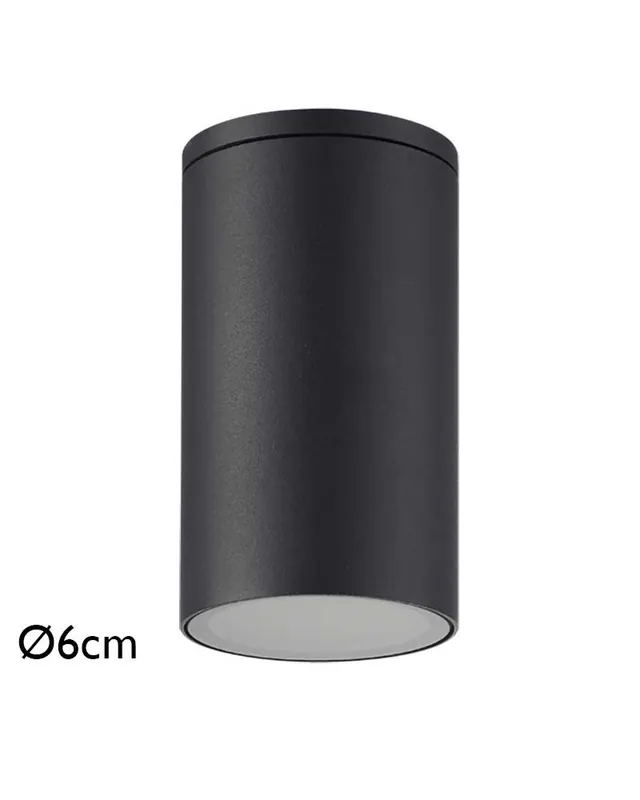 Aplique techo de exterior 6cm de diámetro de aluminio G10 IP54 A Buen Precio