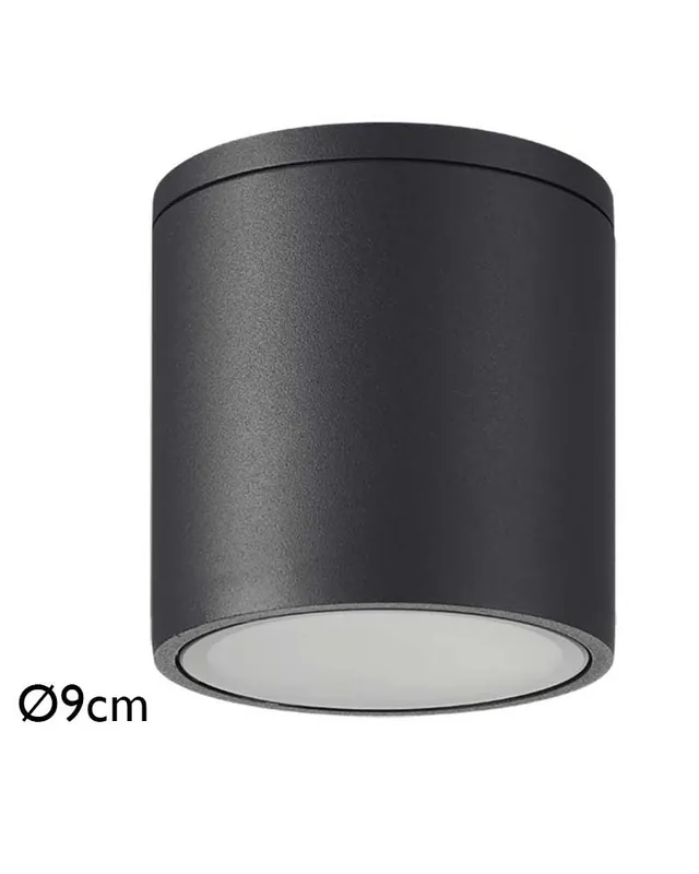 Aplique techo de exterior 9cm de diámetro de aluminio G10 IP54 Venta Final