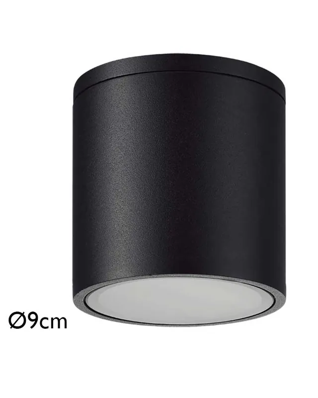 Aplique techo de exterior 9cm de diámetro de aluminio G10 IP54 Edición Limitada