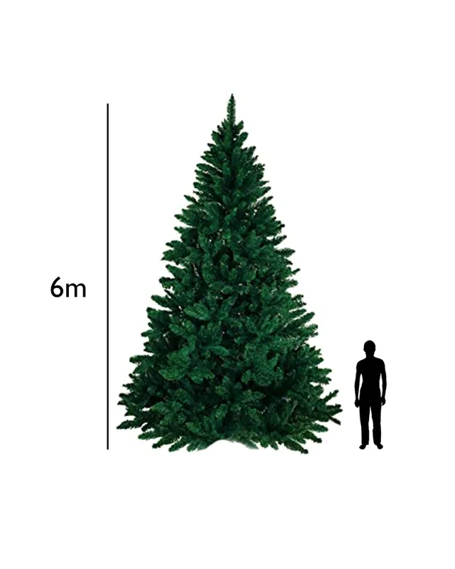 Arbol de Navidad gigante verde de 6 metros Bestseller
