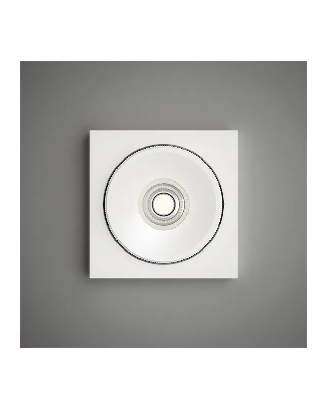 Promoción Downlight de diseño empotrable aluminio blanco 12cm LED 9,3W 2700K 965Lm