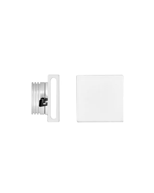 A Buen Precio Señalizador cuadrado blanco 50x5cm Aluminio de interior 4W LED 90º 3000K 60 Lm.