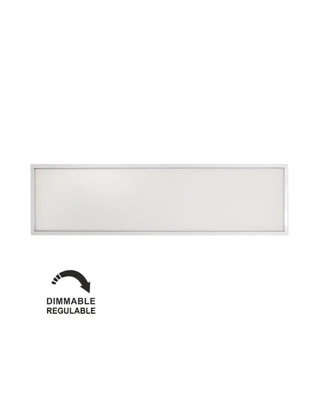 Barato Panel LED de empotrar 36W 30x120cm dimable Dali cuerpo de acero +50.000h. IP40