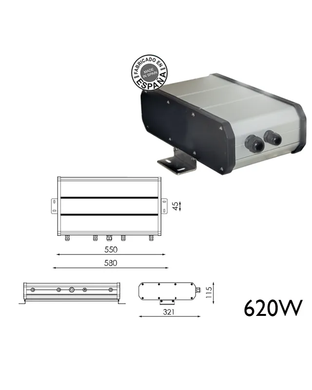 Alta Calidad Box remoto 620W 48WH DALI